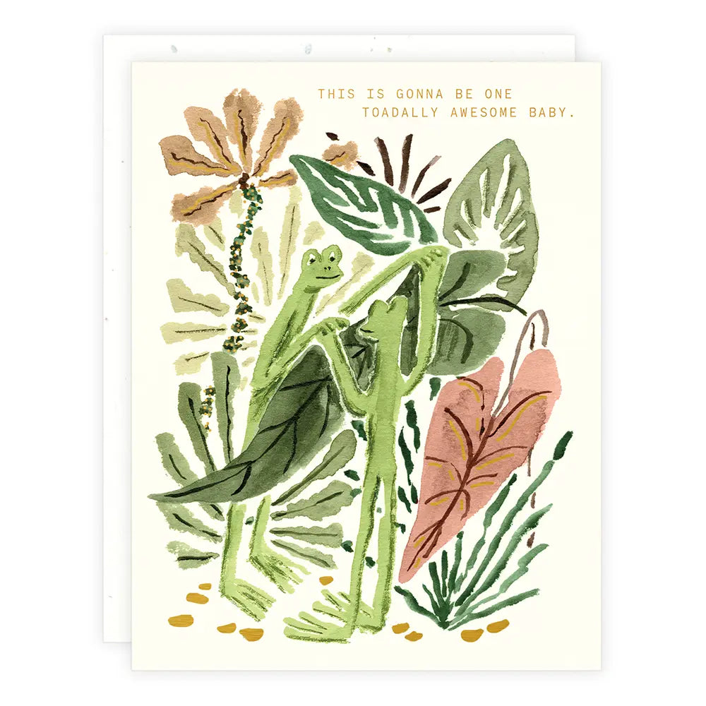 Toad Baby Card
