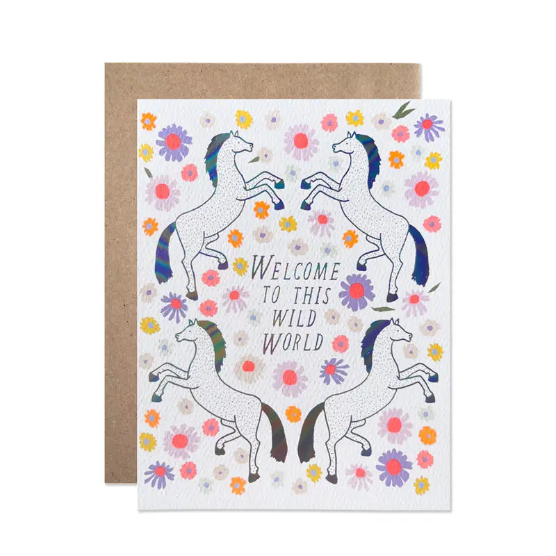 Welcome Unicorn Card