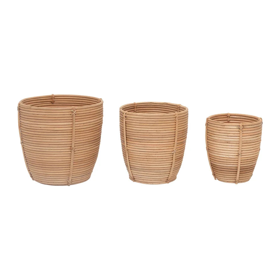 Hand-woven Rattan Baskets