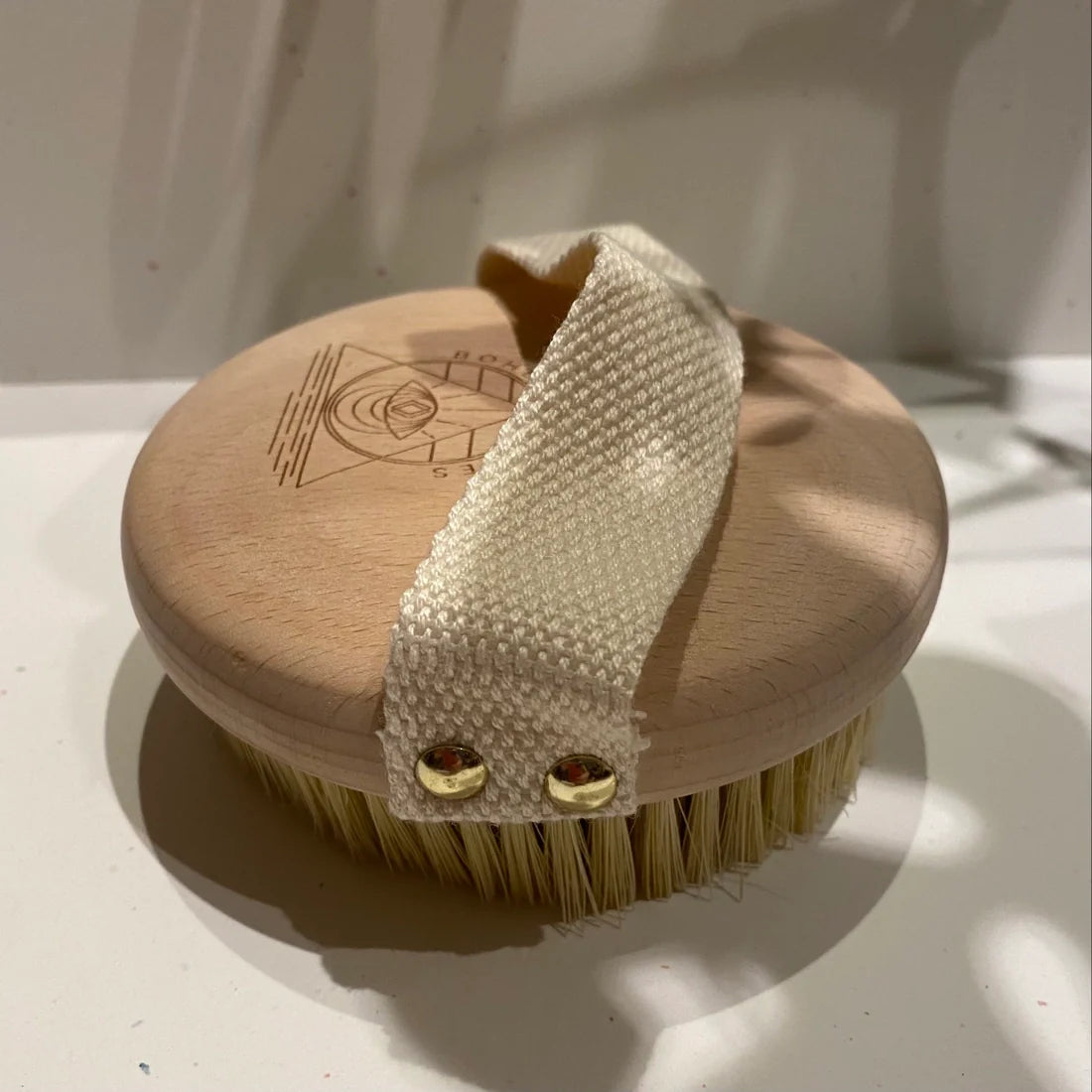Vegan Cactus Bristle Sustainable Contoured Dry Body Brush