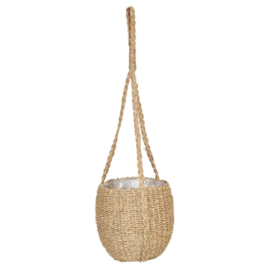 Hanging Basket Planter with Plastic Lining