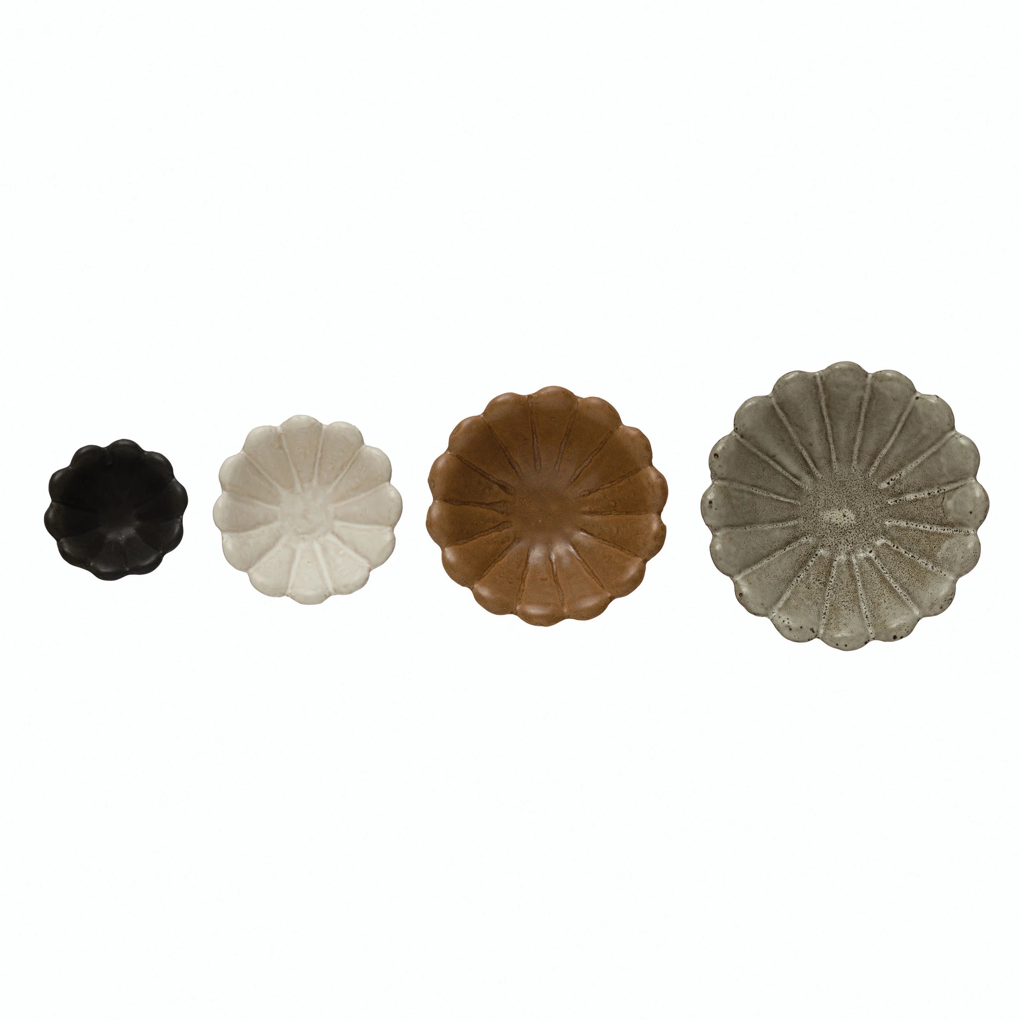 Stoneware Flower Bowl